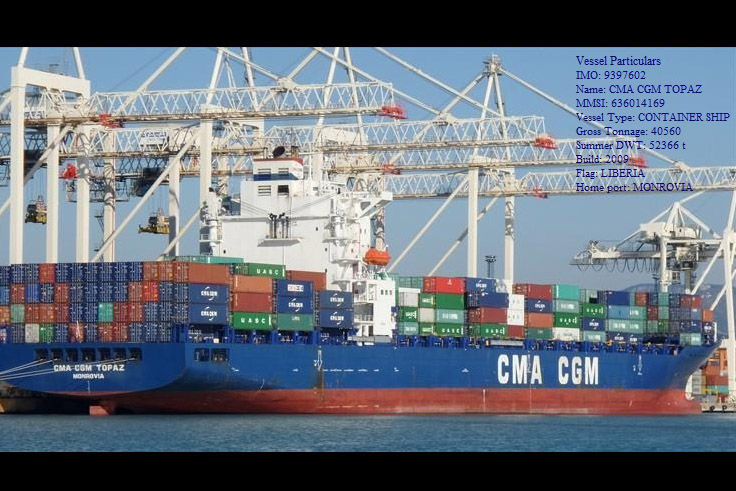 MV CMA CGM TOPAZ